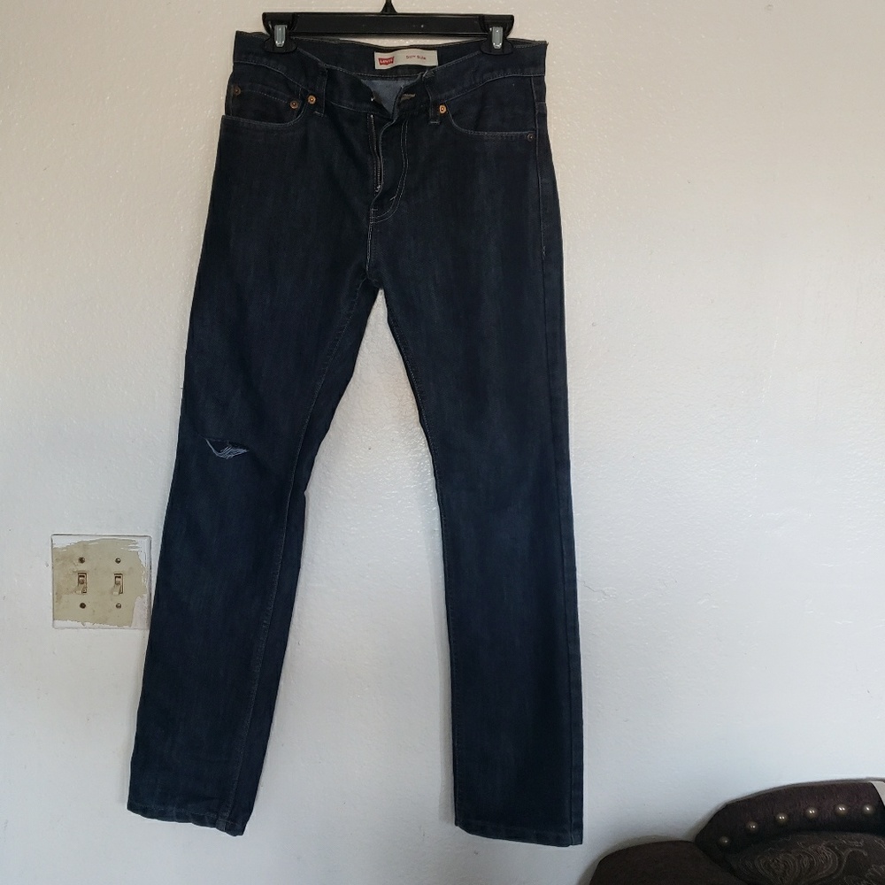 Levi's 511 Strauss distress skinny jeans - Picture 5 of 7